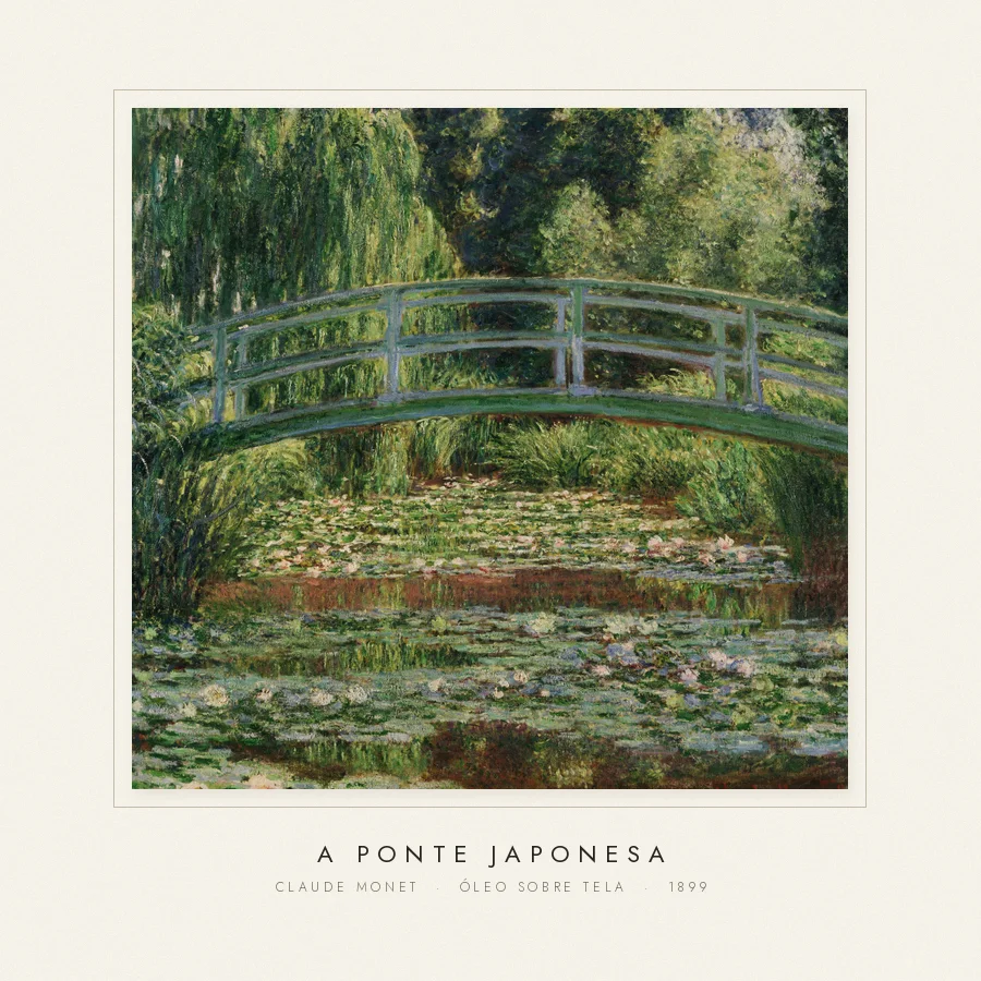 Quadro A ponte japonesa