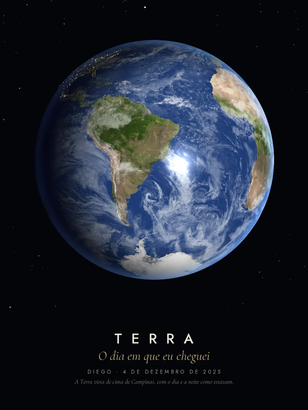 Planeta no estilo Espaço.